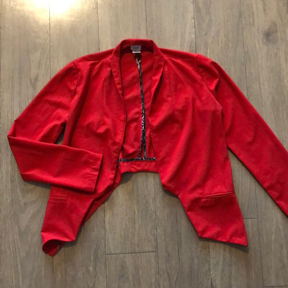 Red Lightweight Blazer